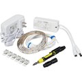 Task Lighting 5 Ft 120 Lm/Ft Vanity Night Light Kit, Tape Lighting W/ Doppler Motion Sensor Switch, 4000K L-VNLK-05-40